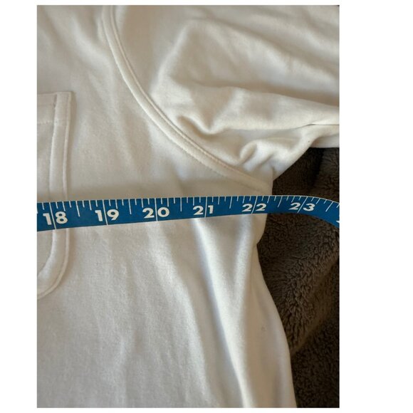 32 Degrees Ultra Soft Button Up Fleece in Cream Winter White, Suze Large, EUC - Picture 8 of 17